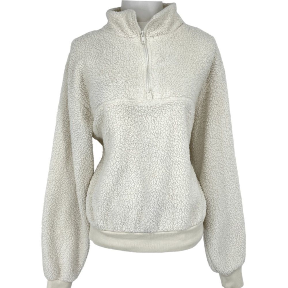 C’est Toi Sherpa 3/4 Zip Pullover – Size Large